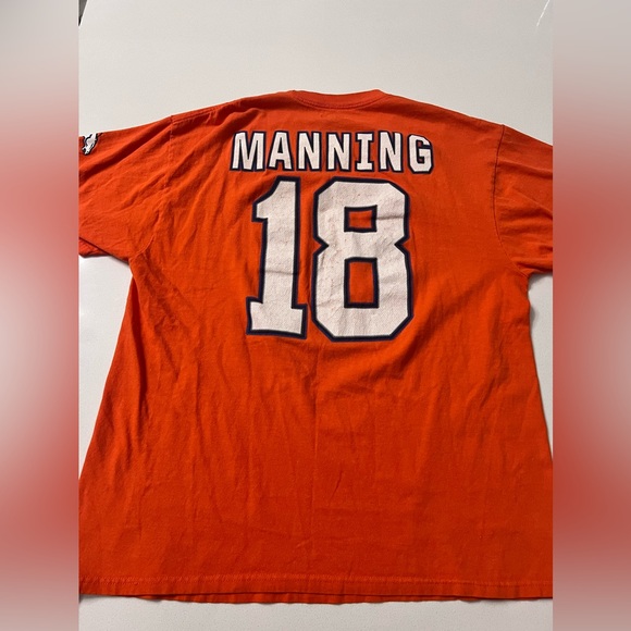 NFL‎ Team Apparel Denver Broncos #18 Manning T-shirt Men’s XL - Picture 5 of 5